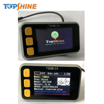El velocímetro eléctrico LCD de la bici de GPS de la prenda impermeable del OEM exhibe con la presión de neumático