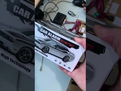 Sistema de alarma de seguridad de automóviles GSM Sirena Rastreador GPS de vehículos con sensor de choque