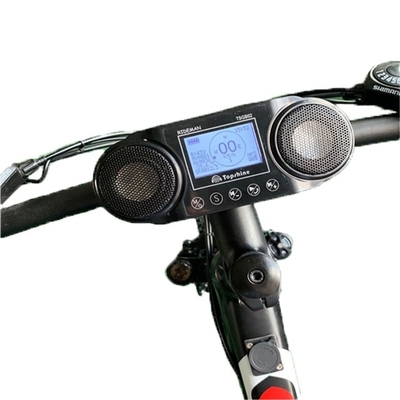 Velocímetro eléctrico recargable de la bicicleta del ordenador inalámbrico portátil de la bici con el MP3